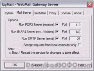 Pop3Hot - eMail Transfer Agent screenshot